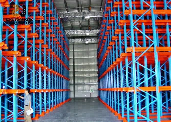 Galvanization For Unified Palletized Goods Use Drive In Racking System