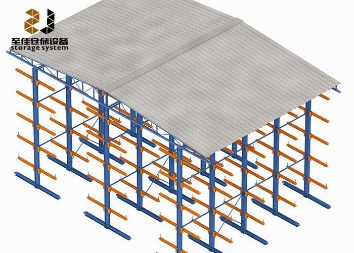 Steel Q235 Cantilever Pallet Racking Anti Corrosion Cantilever Rack Arm ODM OEM