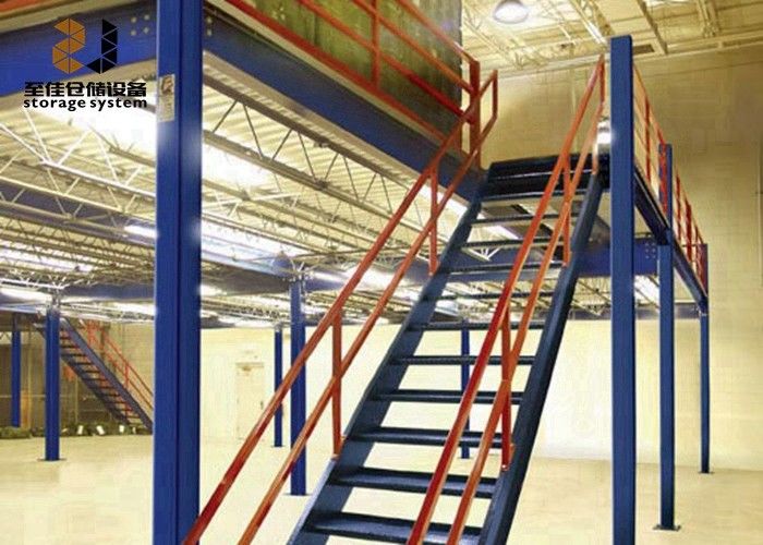 Boltless / Rivet Shelving Max 6000mm Upright For Warehouse Use Mezzanine Deck
