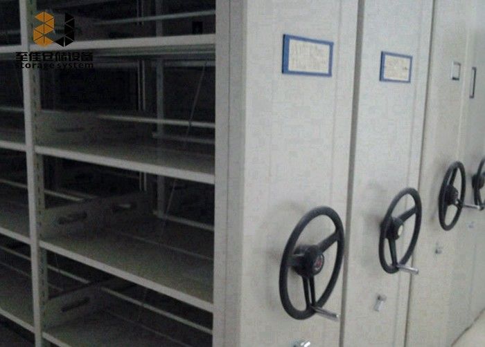 Cold Roll Steel 6 Layers Moving File Cabinets Shelf System Powder Coating Easy Assemble