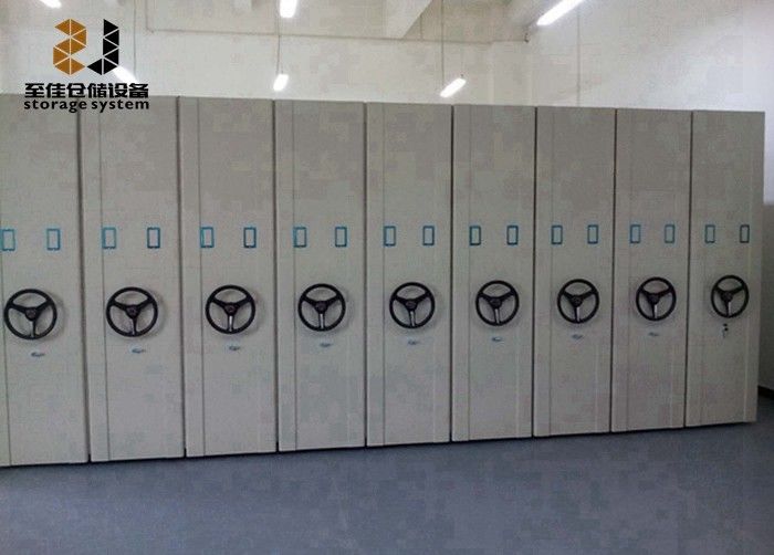 Cold Roll Steel 6 Layers Moving File Cabinets Shelf System Powder Coating Easy Assemble