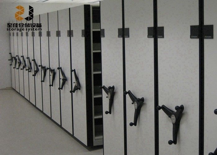 High Security Moving File Cabinets Shelf System Customized For File Anti Dumping Device