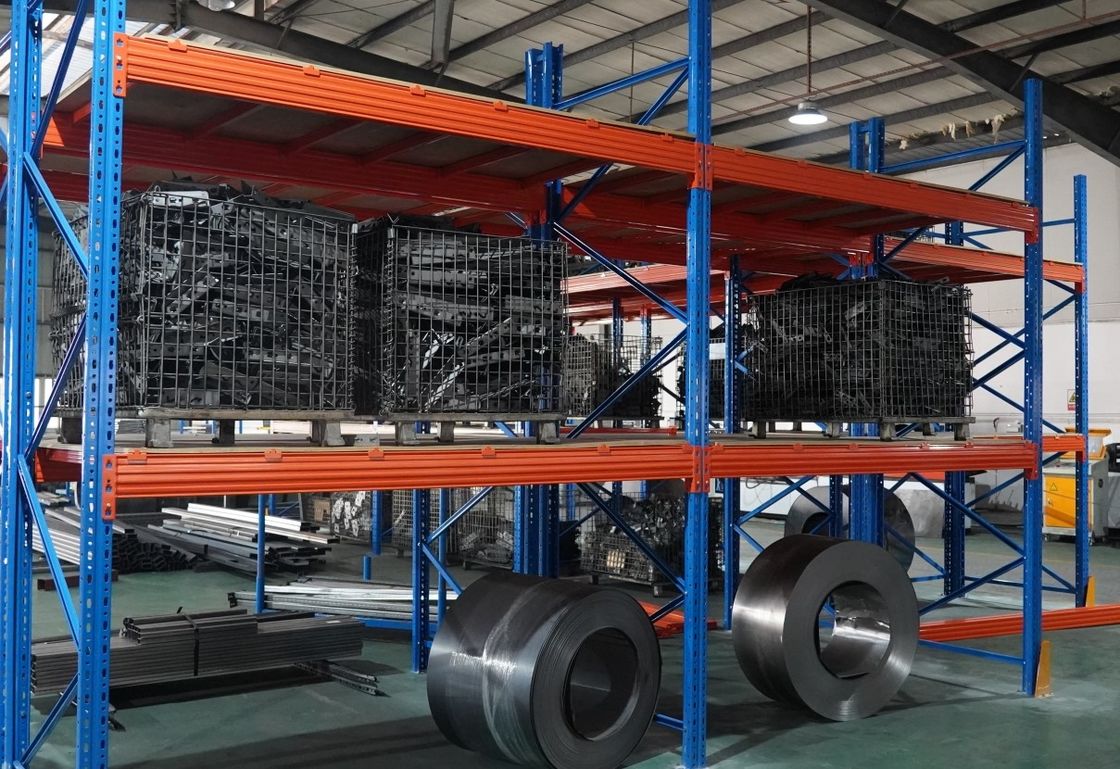 Rugged Yellow Industrial Grade Steel Storage Racks For Maximum 2000kg/pallet Weight Capacity