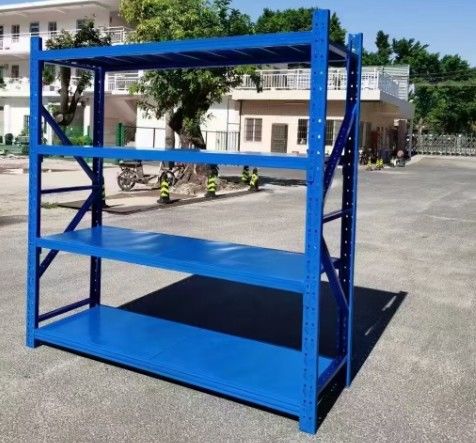 1800mm 2-8 Layer Four Levels Adjustable Butterfly Hole Light Duty Storage Shelf