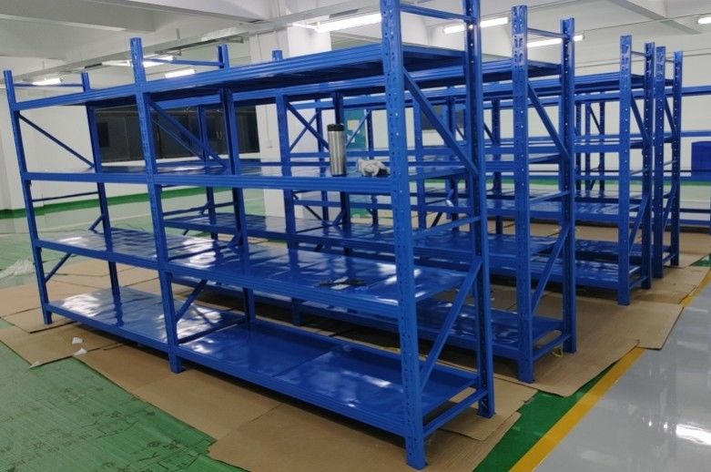 1800mm 2-8 Layer Four Levels Adjustable Butterfly Hole Light Duty Storage Shelf