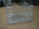 Galvanized Wire Mesh Pallet Cage Foldable Stackable Collapsible Pallet Cages