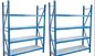 Steel Slotted Angle Shelving Rack , Adjustable Industrial Warehouse Racking System