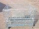 Heavy Duty Galvanized Metal Storage Cage / Folding Wire Mesh Container For Wearhouse