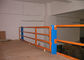 2 Levels Cold Rolling Industrial Steel Storage Racks Platform Orange / Blue Color
