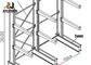 Multilevel Cantilever Pallet Racking Anti Corrosion For Pipe Storage