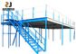 Steel Storage Mezzanine Platforms / Pallet Rack Supported Mezzanine