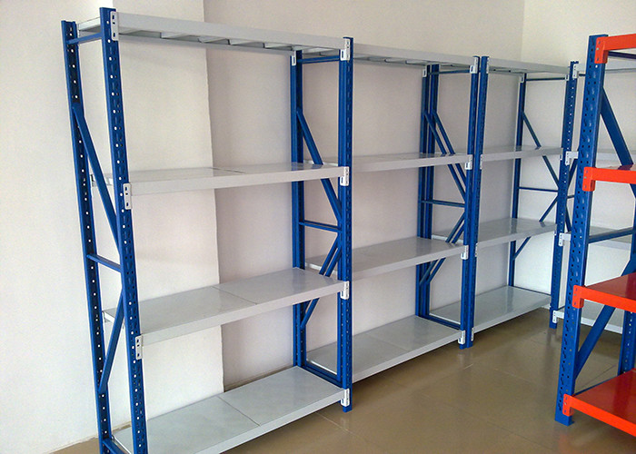 Multi Level Industrial Pallet Racking , Slotted Angle Commercial