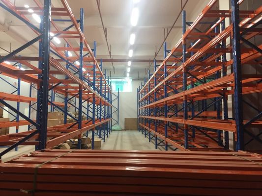 Bridge Structure Adaptable Selective Pallet Rack With Powder Coat Paint Finish
