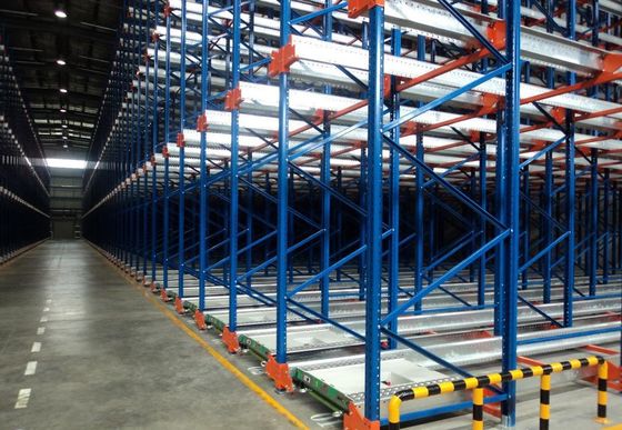 Custom Industrial Shuttle Storage System With High Density Steel Beam / Steel Rivet