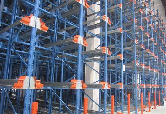 Custom Industrial Shuttle Storage System With High Density Steel Beam / Steel Rivet