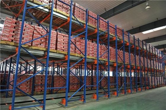 Customized Radio Shuttle System , Warehouse Pallet Shuttle Racking System