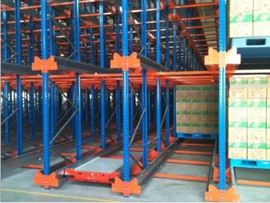 Customized Radio Shuttle System , Warehouse Pallet Shuttle Racking System