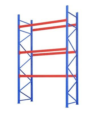 6000mm Height Long Span Heavy Duty Storage Racks With Powder Coat Paint Finish