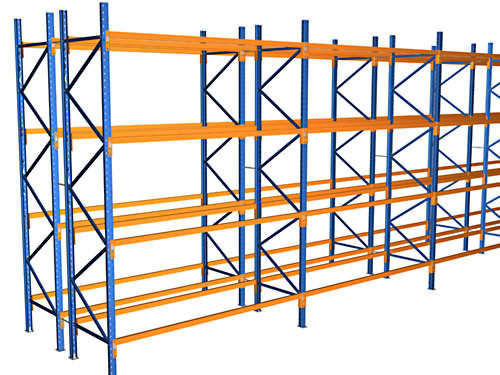 6000mm Height Long Span Heavy Duty Storage Racks With Powder Coat Paint Finish