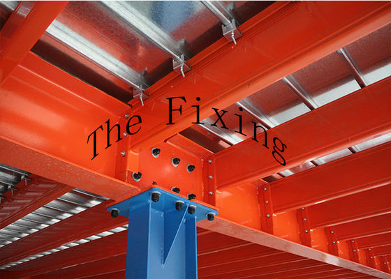 Multi Level Pallet Rack Supported Mezzanine , Steel Structure Mezzanine Floor