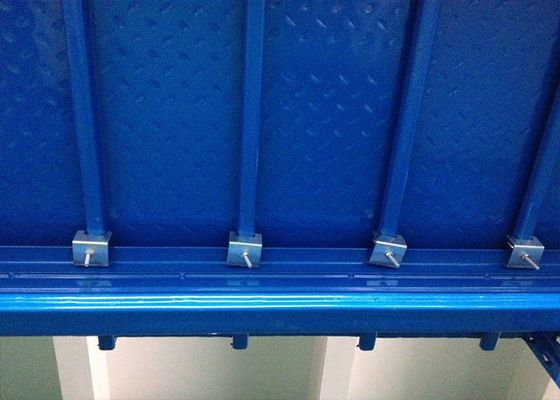 Free Standing Industrial Mezzanine Floors High Density Steel Material For Construction