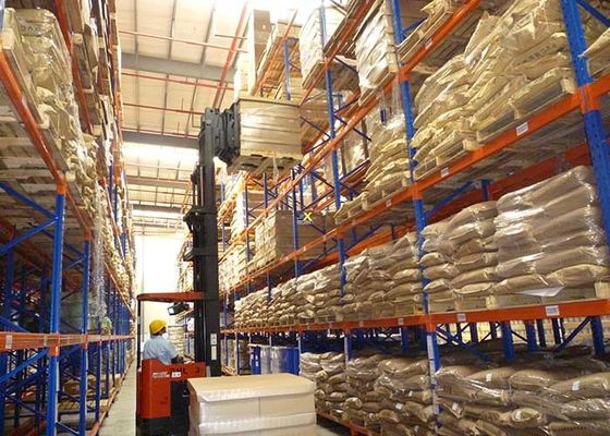 Cold Rolled Adjustable Heavy Duty Rack Shelving , Industrial Storage Racks For Warehouse