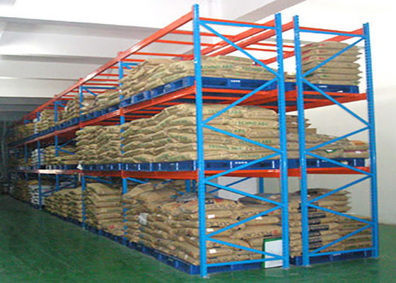 Steel Heavy Duty Storage Shelving , Cold Warehouse Industrial Pallet Racking 