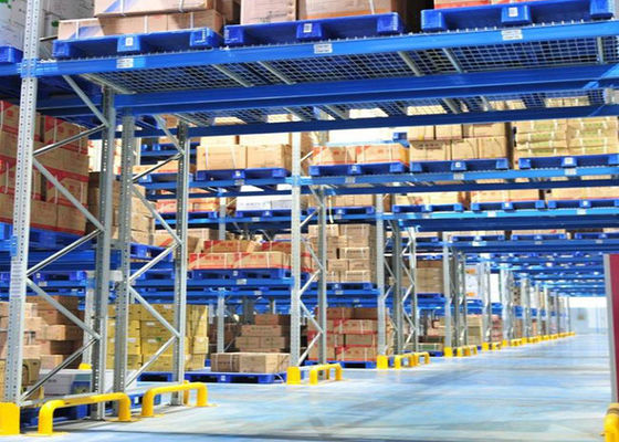 Bridge Structure Adaptable Selective Pallet Rack With Powder Coat Paint Finish