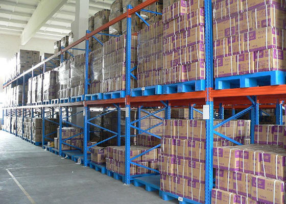 Adjustable Cold Rolled Heavy Duty Steel Storage Racks , Warehouse Storage Racking Systems 