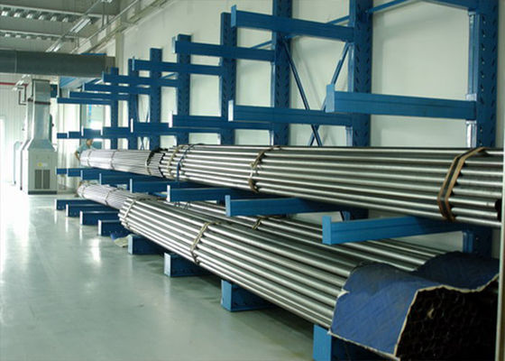 Steel Pipe Cantilever Pallet Racking , Heavy Duty Cantilever Racking System
