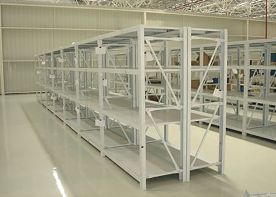 Steel Medium Duty Racking System , Adjustable Warehouse Shelving Rack System
