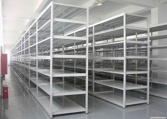 Steel Medium Duty Racking System , Adjustable Warehouse Shelving Rack System