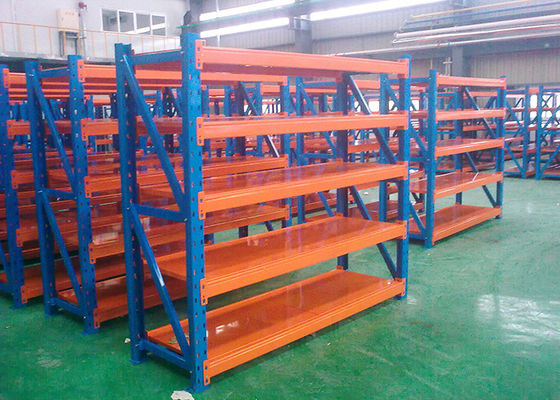 Durable Steel Medium Duty Shelving System Upright Frame For Warehouse Storage