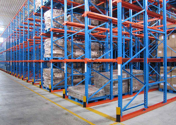 Logistics Center Industrial Steel Drive In Pallet Racking System For Warehouse 