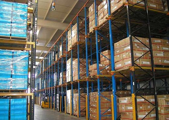 5000mm High Volume Drive In Pallet Racking Cold Rolled For Warehouse