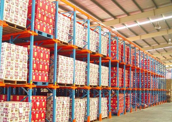 Customzied Cold Rolled Drive In Pallet Racking For Industrial Warehouse Storage