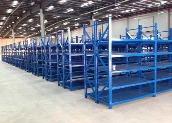 Industrial Light Duty Storage Rack System Powder Coating Finish 100kg-120kg/layer