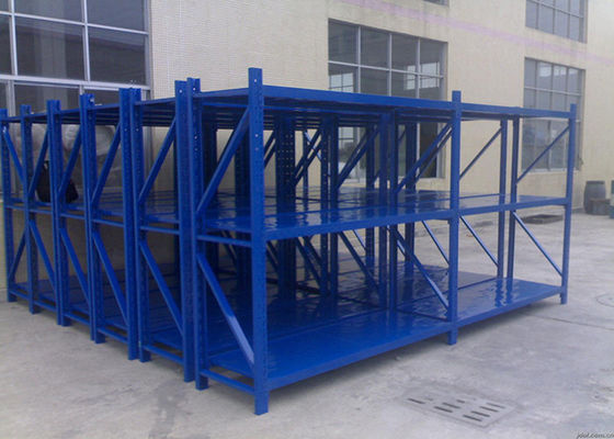 Industrial Light Duty Storage Rack System Powder Coating Finish 100kg-120kg/layer