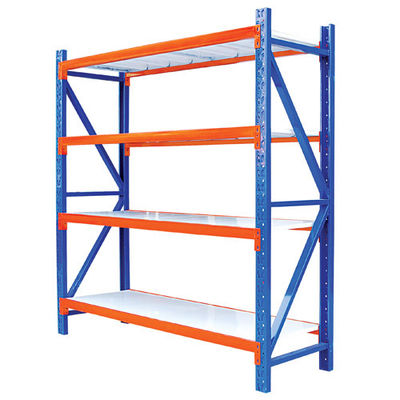 Steel Medium Duty Racking System , Adjustable Warehouse Shelving Rack System