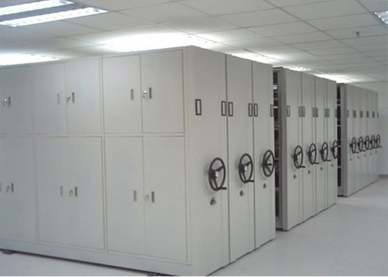 Metal Moving File Cabinets Shelf System For Library File / Book Storage