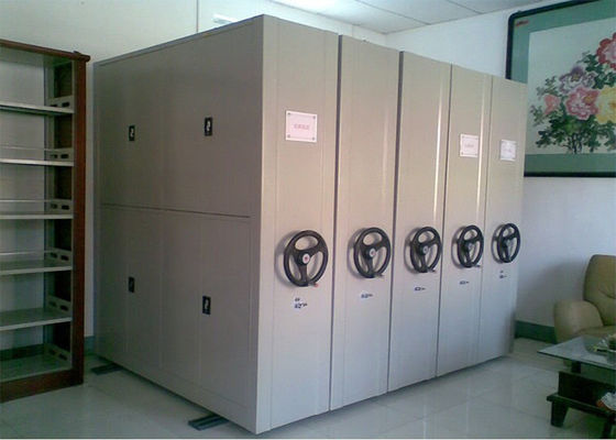 Compact File Cabinet Storage Systems , Metal Lateral File Cabinet With Sliding Track