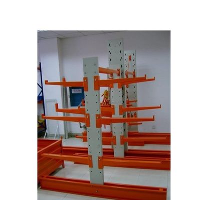 Carbon Steel Q235 Cantilever Warehouse Racks , Raw Material Storage Racks
