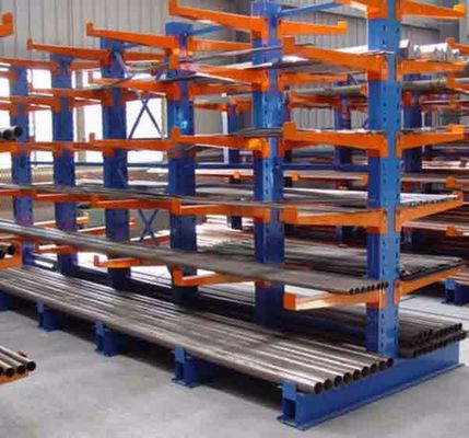 Multi Tier Carbon Steel Cantilever Pallet Racking High Load Capacity For Industrial