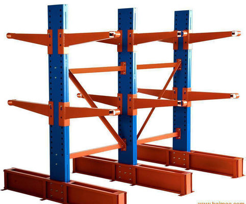 Multi Tier Carbon Steel Cantilever Pallet Racking High Load Capacity For Industrial