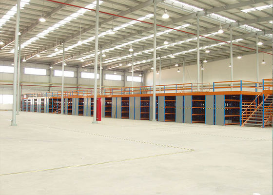 Multi Tier Structural Steel Mezzanine , Rack Supported Storage Mezzanine Platforms