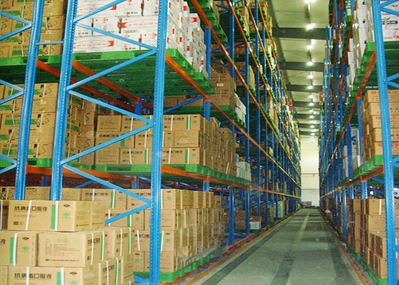 Adjustable steel heavy duty pallet racking storage system for warehouse