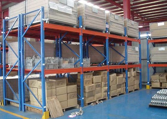 Multi Level Heavy Duty Industrial Pallet Racks , Cold Rolled Steel Storage Rack Systems