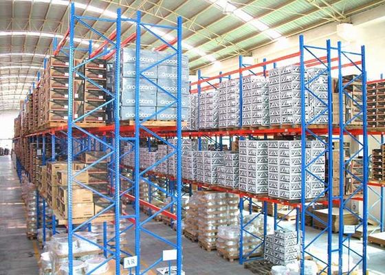 Customzied Industrial Steel Storage Racks Cold Rolled Heavy Duty Pallet Racks