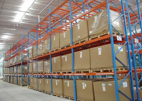 Multi Level Heavy Duty Industrial Pallet Racks , Cold Rolled Steel Storage Rack Systems