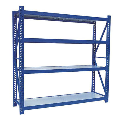 Medium Duty Adjustable Storage Racks , Steel Industrial Shelving Racks